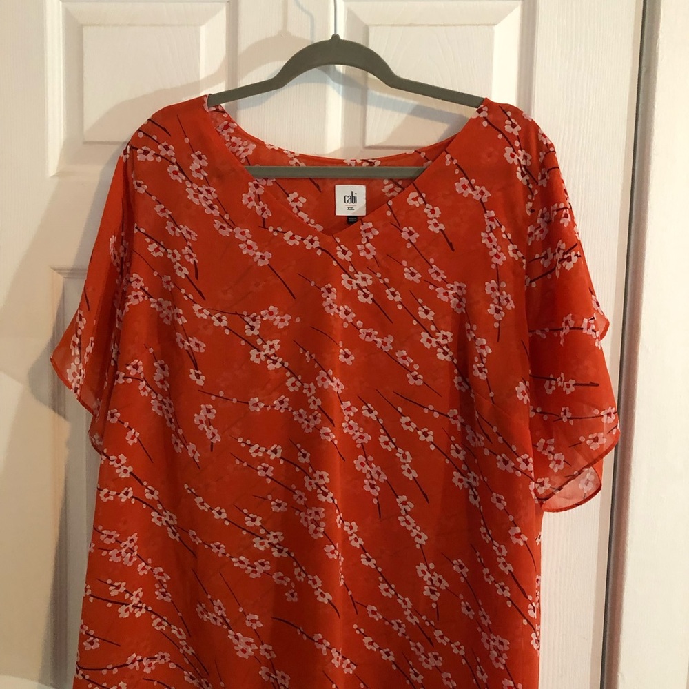 Cabi Cherry blossom XXL blouse